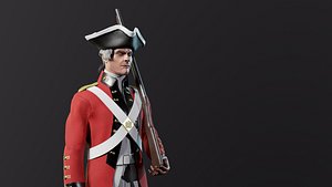british soldier 3D model
