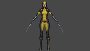 3D Laura Kinney X23 model