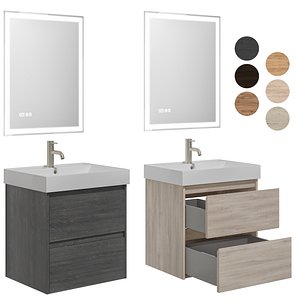 3D model Nova Lite 60 2 drawers