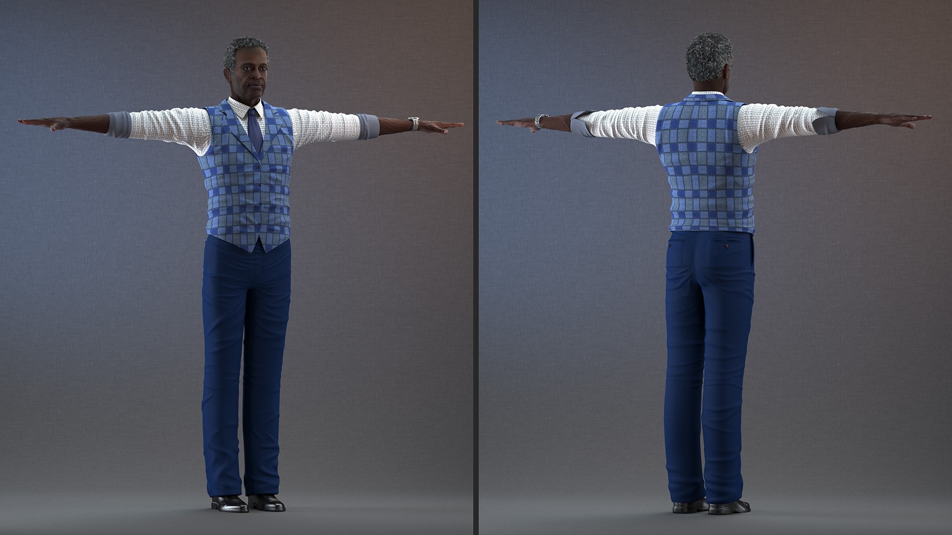 Black Elderly Man Everyday Style T-Pose 3D model https://p.turbosquid.com/ts-thumb/Mh/JHDSkI/il/blackelderlymaneverydaystyletposemb3dmodel006/jpg/1673931659/1920x1080/fit_q87/0aa55efd678e00f872cf75505e34c8ac82b14536/blackelderlymaneverydaystyletposemb3dmodel006.jpg