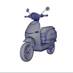 3D scooter model