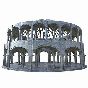 temple gods 3d model