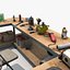 3D workbenches tools model