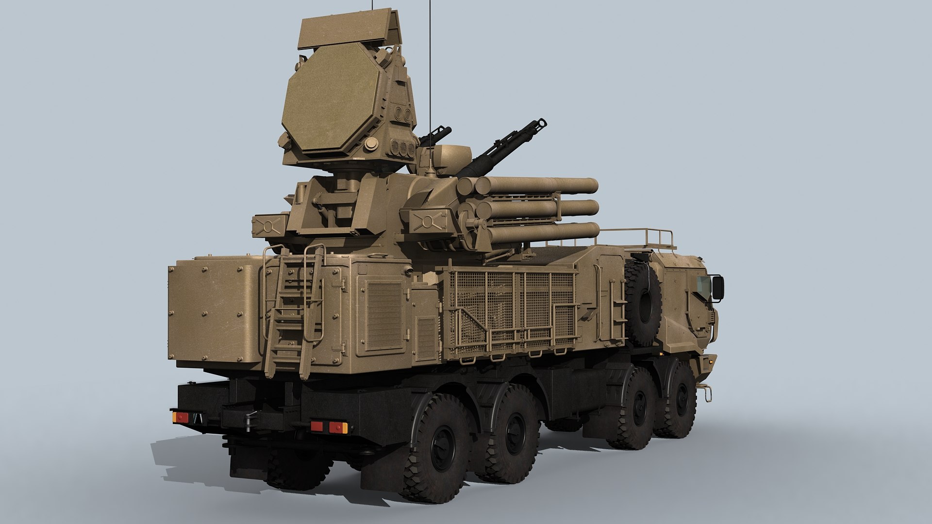 SA-22 Pantsir-S1M 3D Model - TurboSquid 1791428