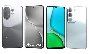 3D Vivo Y50 Azure And Vivo V60 5G Gray model