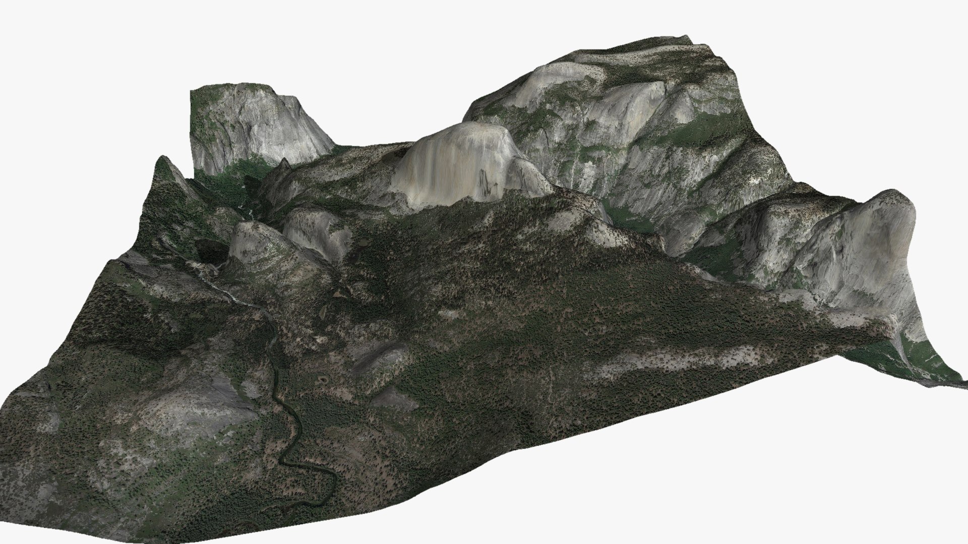 3D Half Dome Model - TurboSquid 2034664