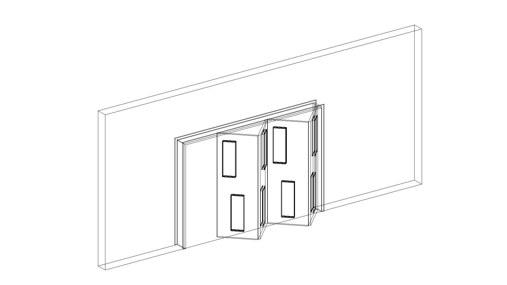 3D Fully Parametric Bi-Fold Doors - TurboSquid 2057177