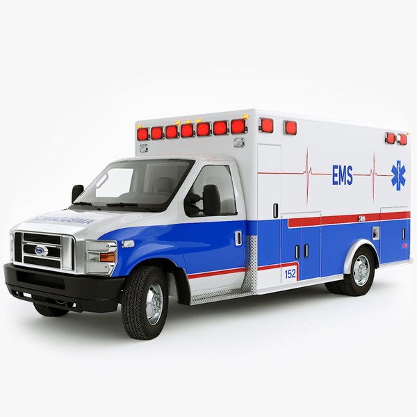 Ford E-450 Ambulance 3D model