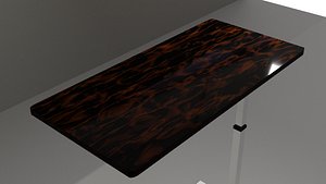 overbed table medical 3D model