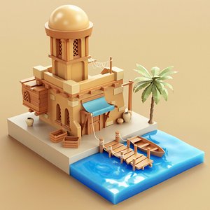 Arab Fishery 01 model