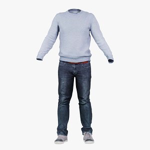 Casual Outfit 71 Remastered 3D model