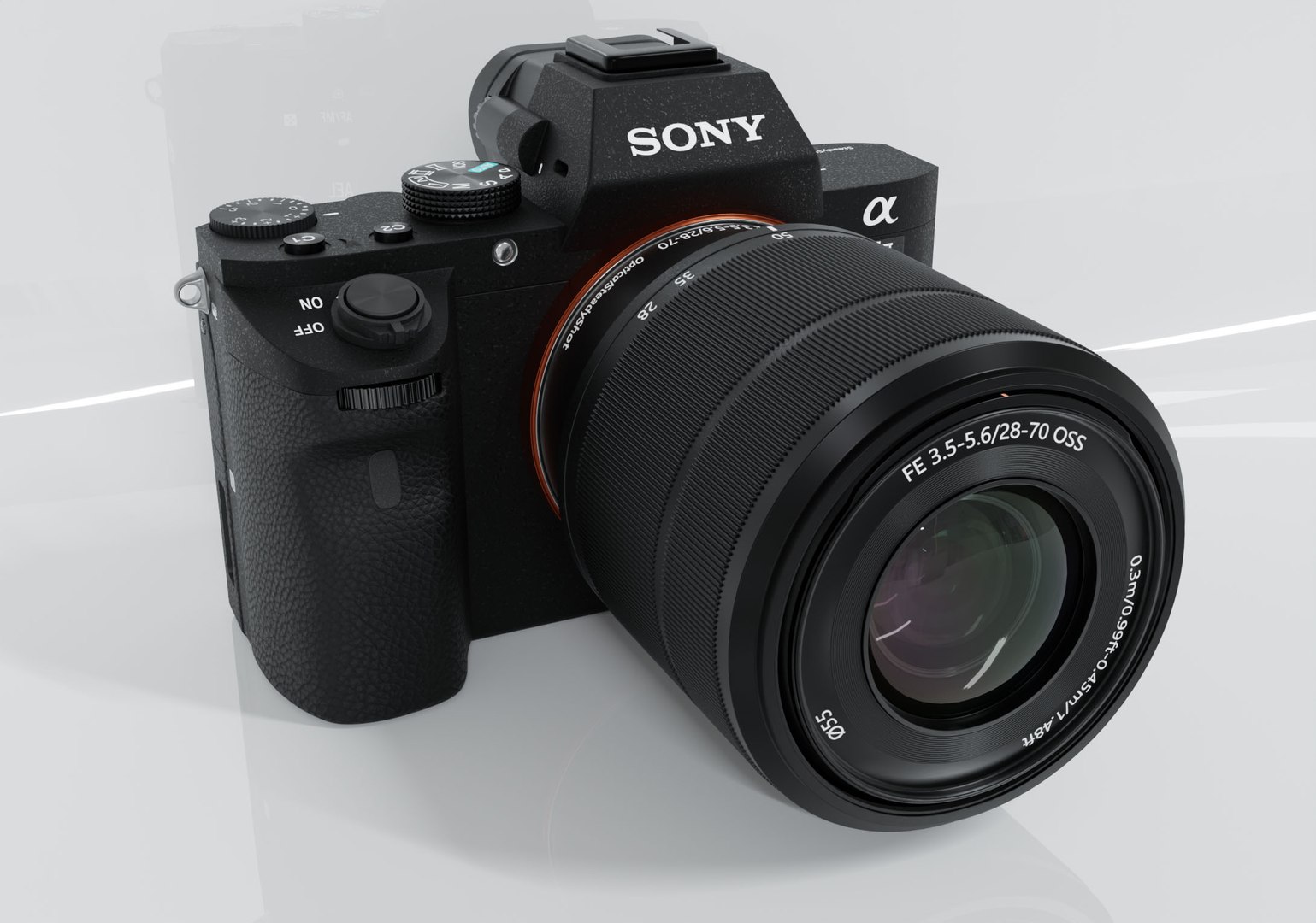 Sony Alpha 7 II With FE 28-70mm Lens Kit 3D Model - TurboSquid 2045727