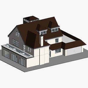 revit family house 3D model