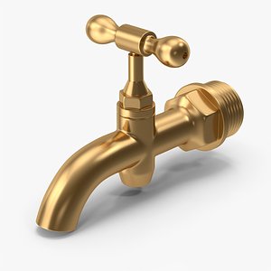 Golden Faucet 3D