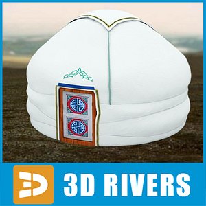 3d nomad tent home model