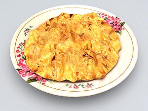 3d thai omelet model