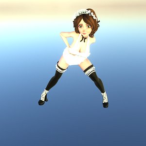 3D model Sexy Toon Maid NSFW