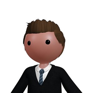 Cartoony Business Man Character with Rig