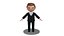 Cartoony Business Man Character with Rig
