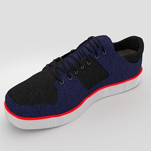 3D Blur Fiber Sneakers