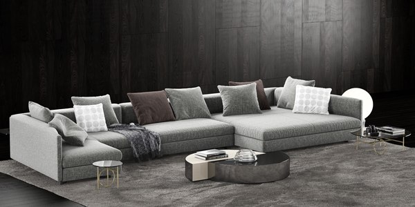 Minotti granville sofa 3D model - TurboSquid 1326882