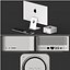 High Quality 3D Apple Desktop Set Studio Display Mac Studio Magic Keyboard Magic Mouse
