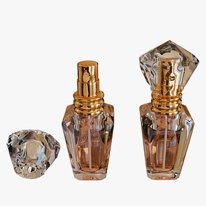 3D Perfume Bottle 01 model