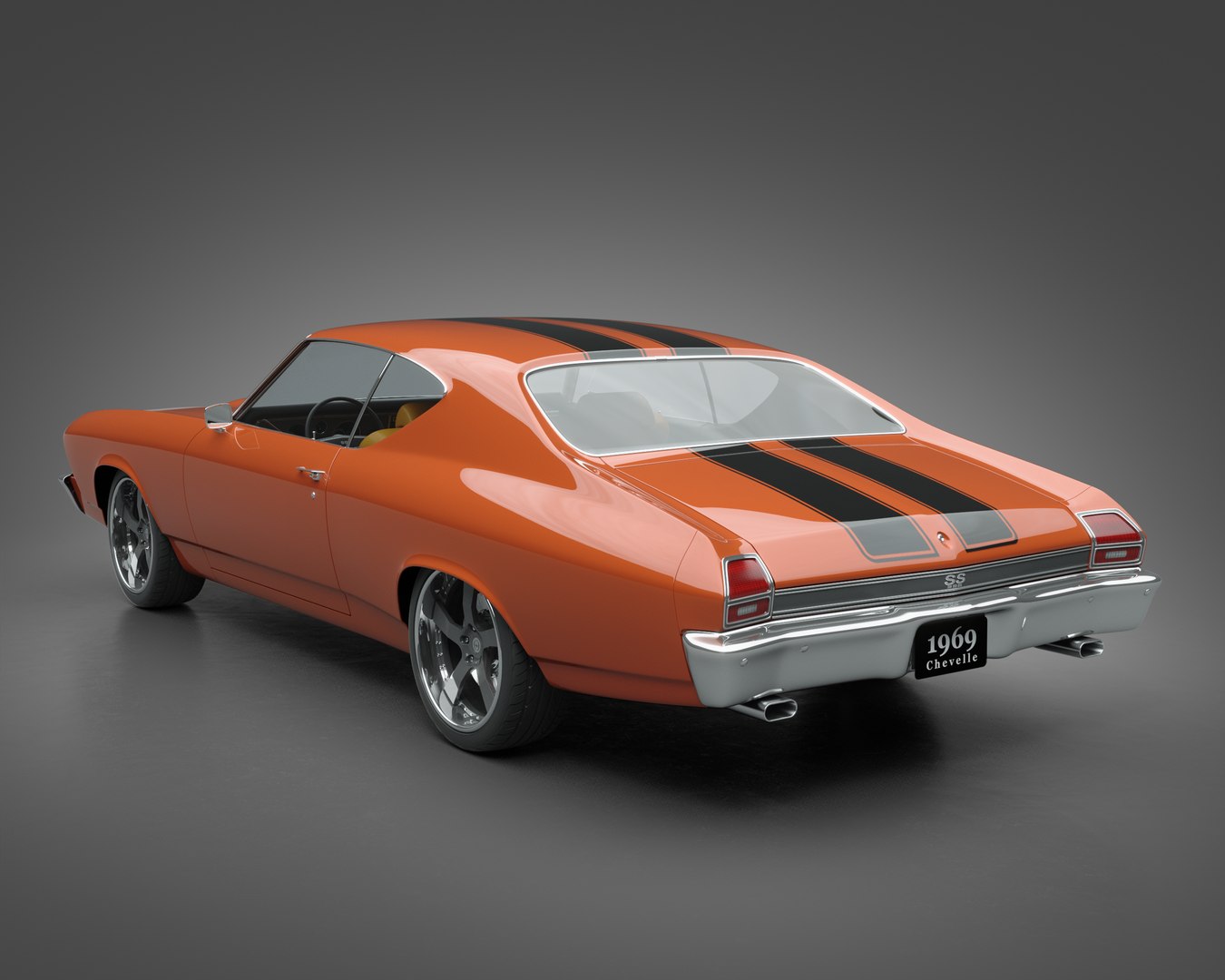 3D Model 1969 Chevrolet Chevelle SS - TurboSquid 1745797