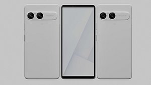 Sony Xperia 10 VII white 3D model
