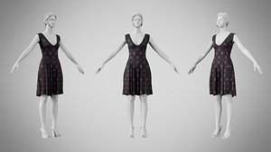 Dress 21 Light Burst Static