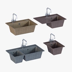 L3DV36G02 - kitchen sinks taps set