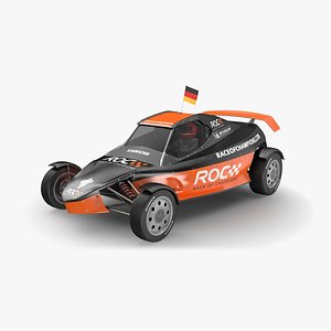 3D race champions buggy model