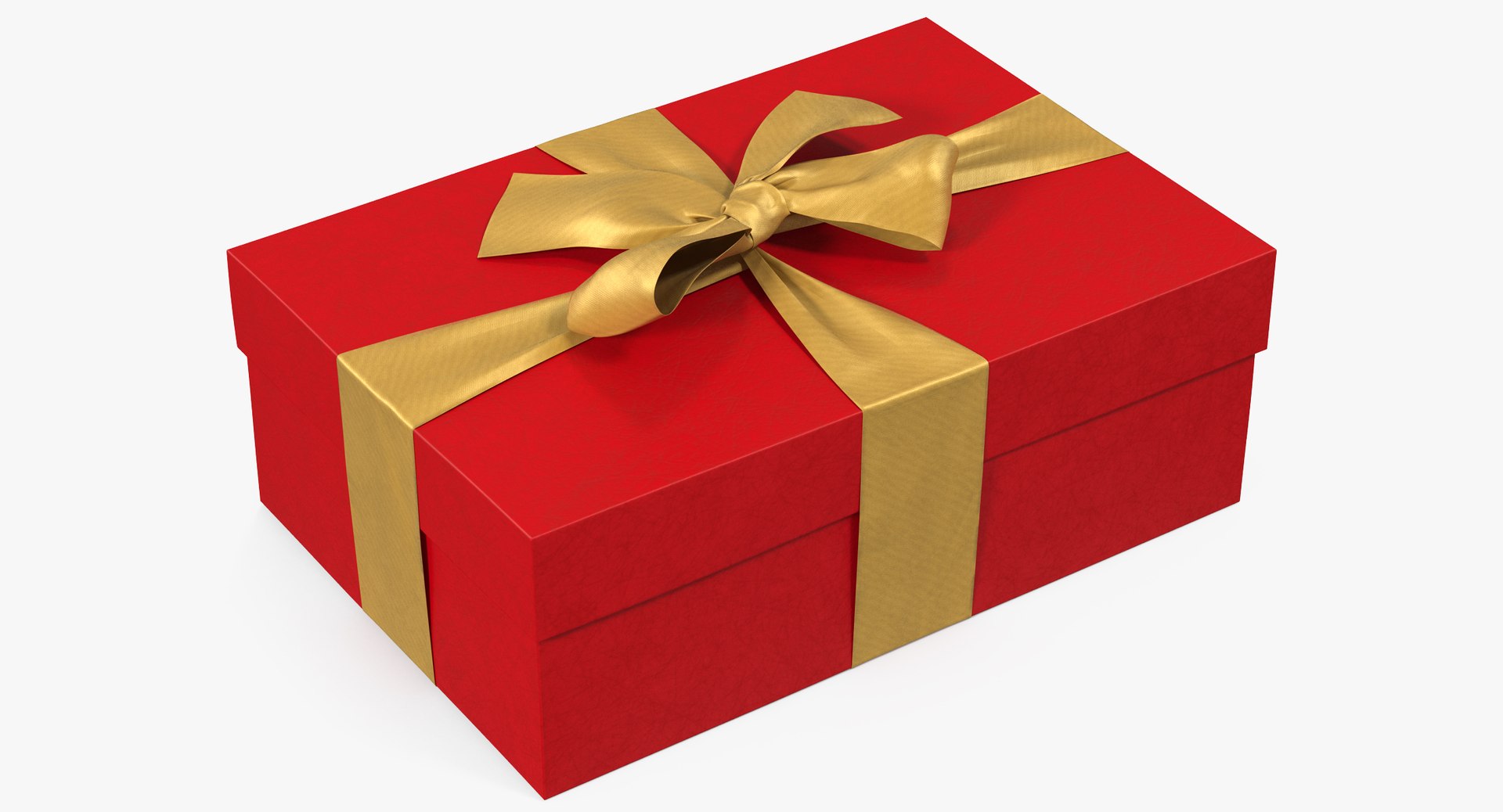 3D Gift Box Red 4 Model - TurboSquid 1202105