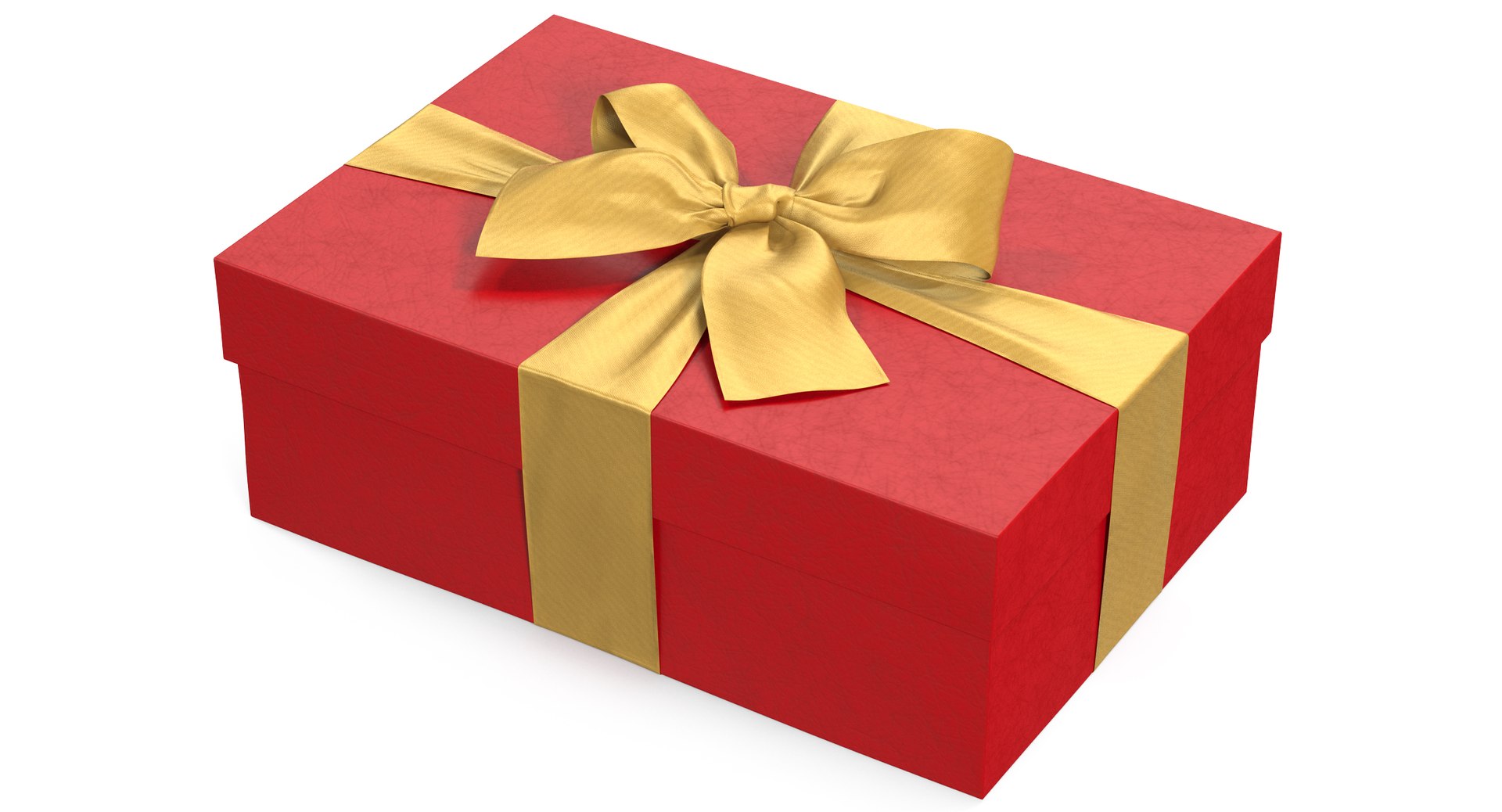 3D Gift Box Red 4 Model - TurboSquid 1202105