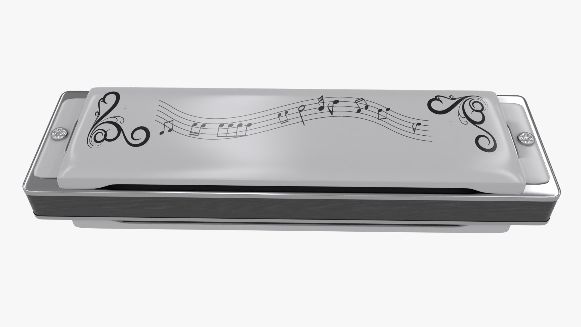 Harmonica 3D Model - TurboSquid 1815178