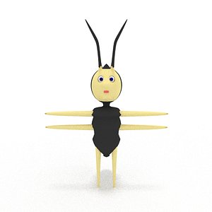 cartoon ant rigged
