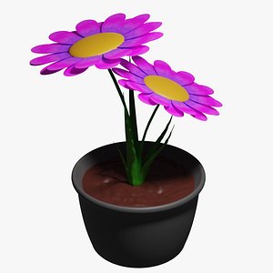 3D model flower pot