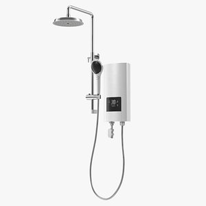 Water Heater Luxury Style White Right