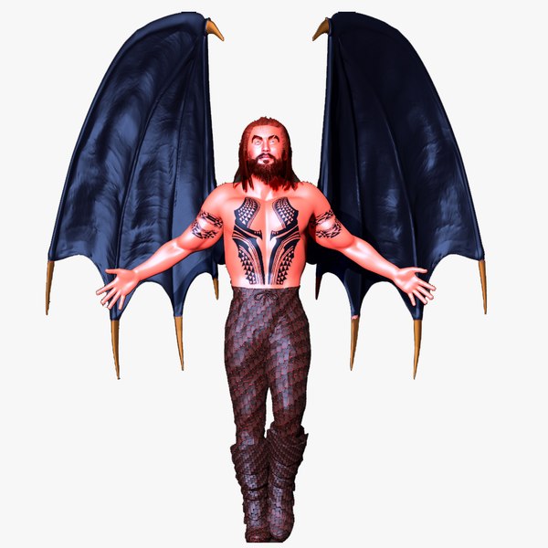 3D Jason Momoa evil demon Zbrush 3D model