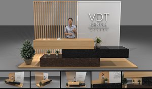 3D furniture desks