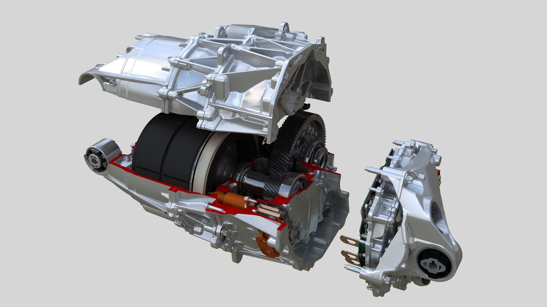 3D Fuel Engine And Electric Motor - TurboSquid 1857475