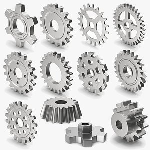 3D model Gears Collection