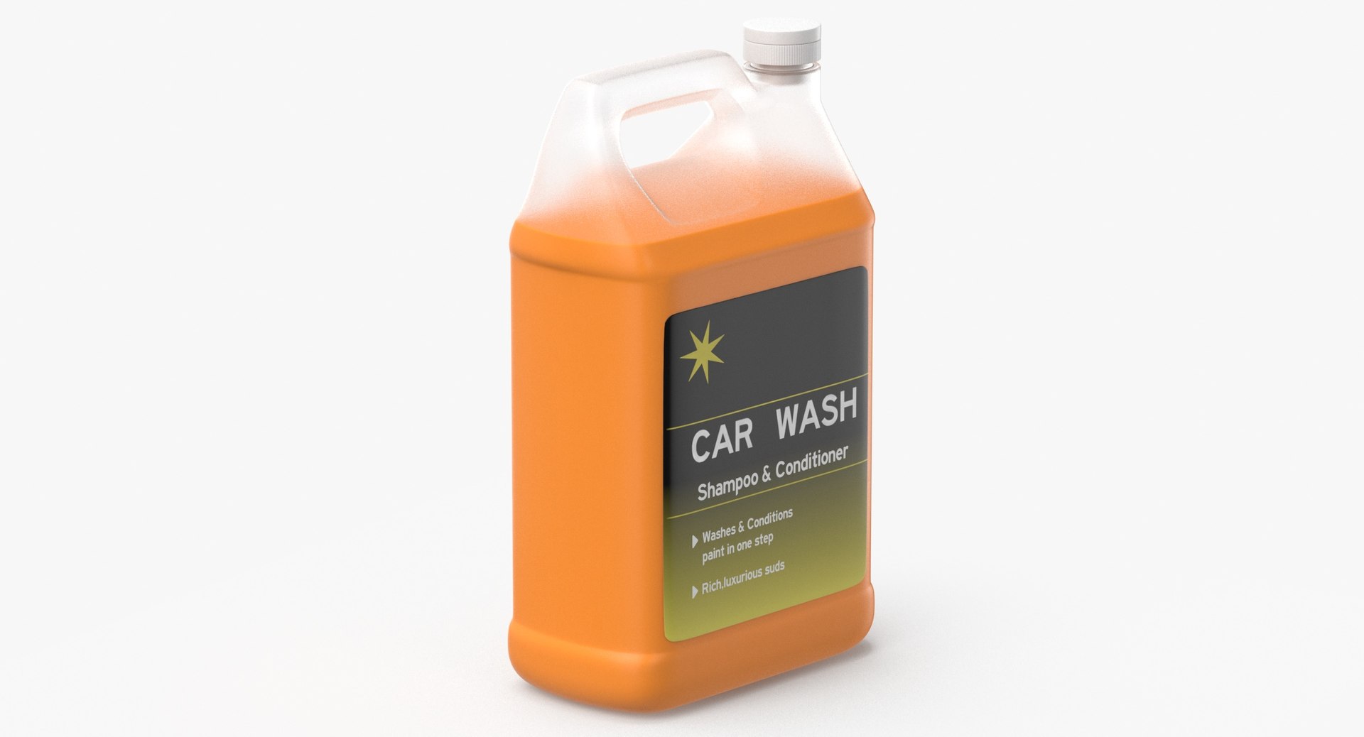 3D Car Wash Bottle Blank and Generic Label model TurboSquid 2137051