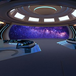 bridge spaceship 3D model