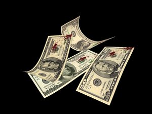 dollar blood 3D model