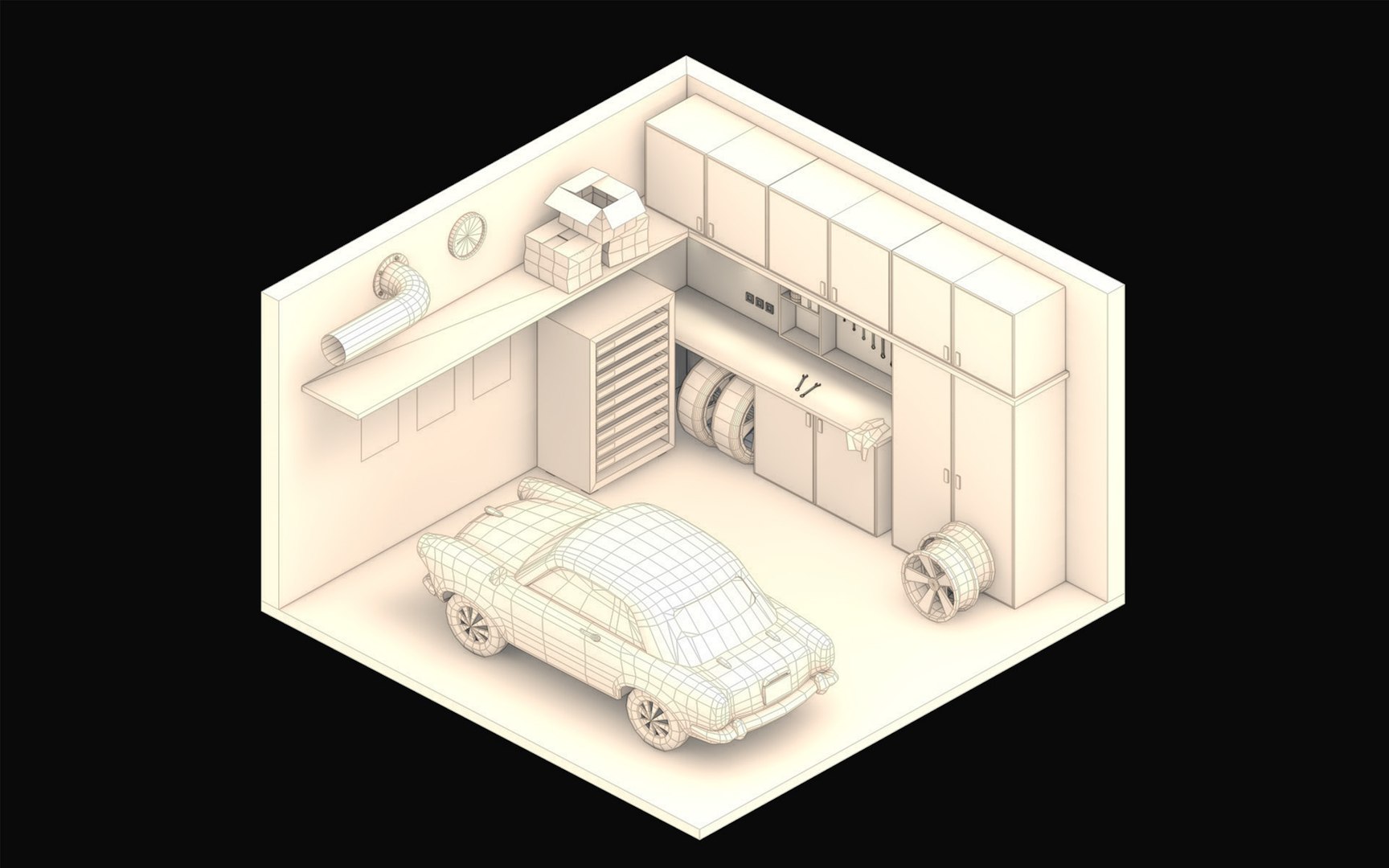 scenes garage living 3D https://p.turbosquid.com/ts-thumb/Mi/fvdLyK/AFCB4GTX/wireframe/jpg/1496685054/1920x1080/fit_q87/175c5420d95ef3eaa2e2e3b9a96c65af5c755acc/wireframe.jpg