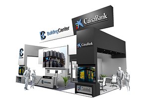3D model exhibition stand