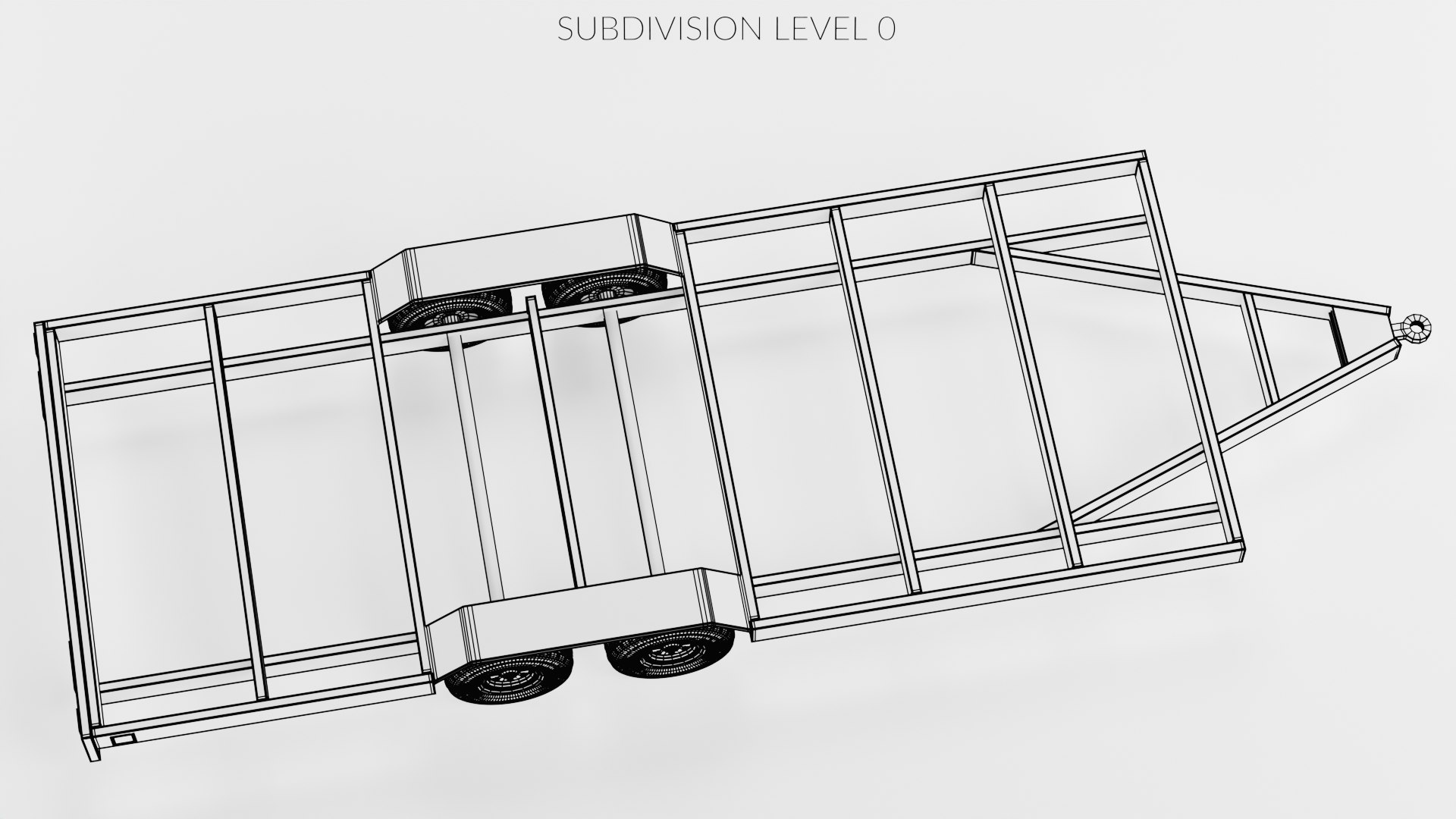 3D Metal Trailer Model - TurboSquid 2108536