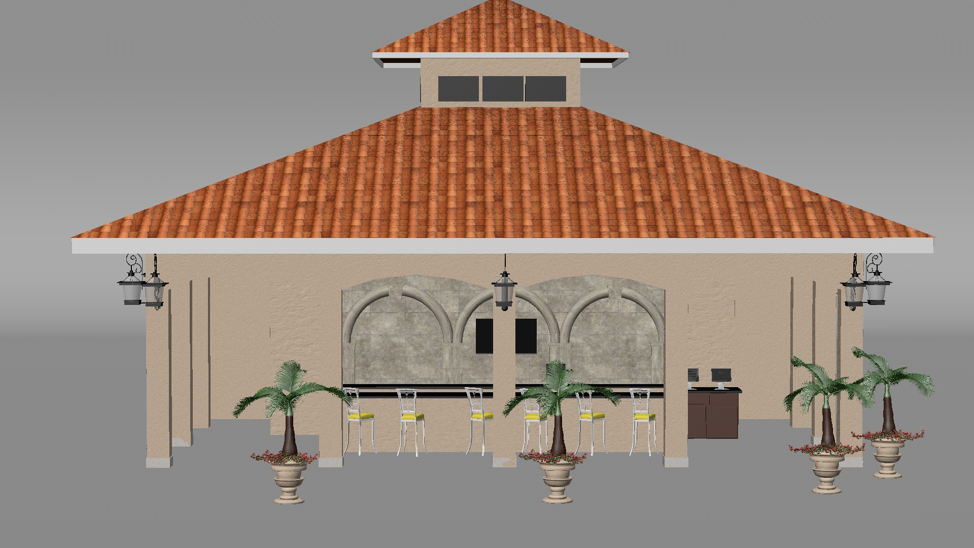 3D Cabana Model - TurboSquid 2106374