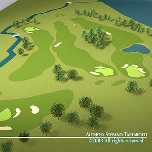 3ds max golf course